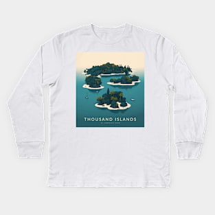 Thousand Islands Kids Long Sleeve T-Shirt